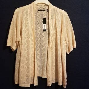 Cyrus Knit Open Front Shrug Lightweight And Stylish Layering Piece - Easy Care